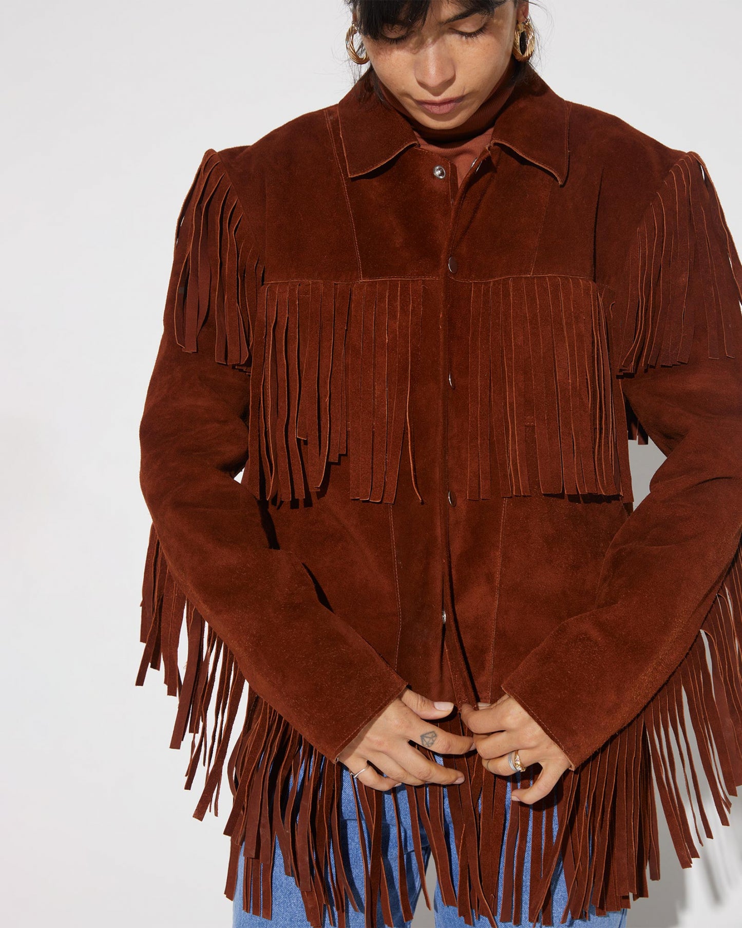 Suede Wynda Jacket Brown