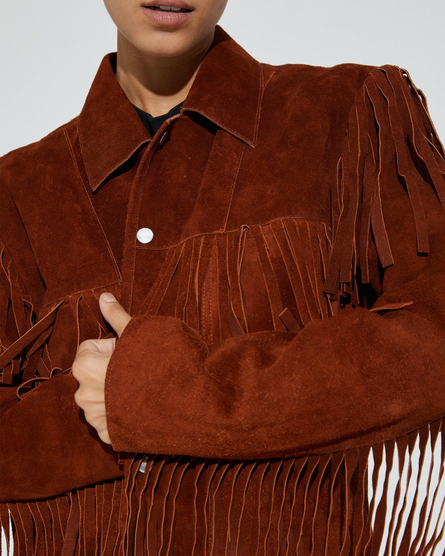 Suede Wynda Jacket Brown