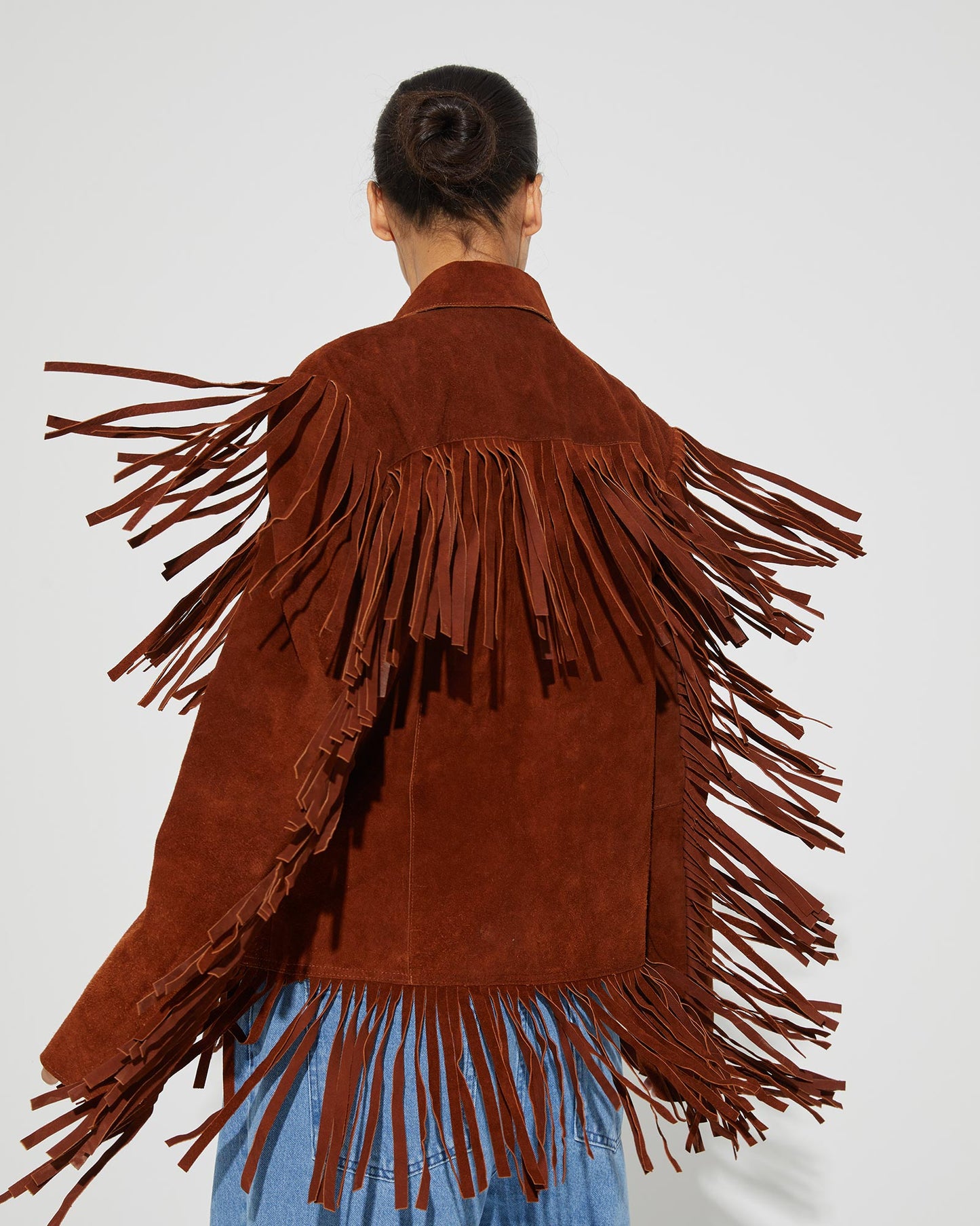 Suede Wynda Jacket Brown