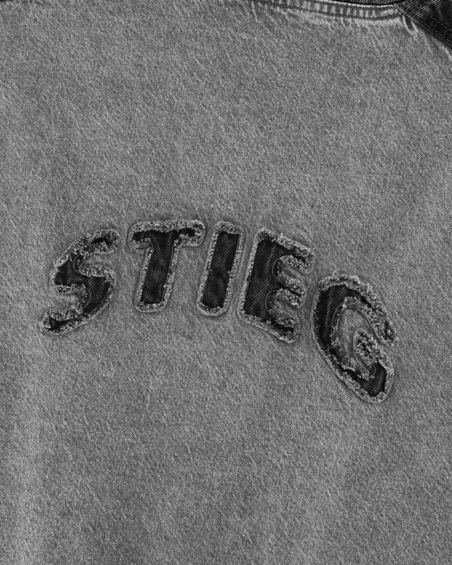 Zaphira Denim T-shirt | Grey