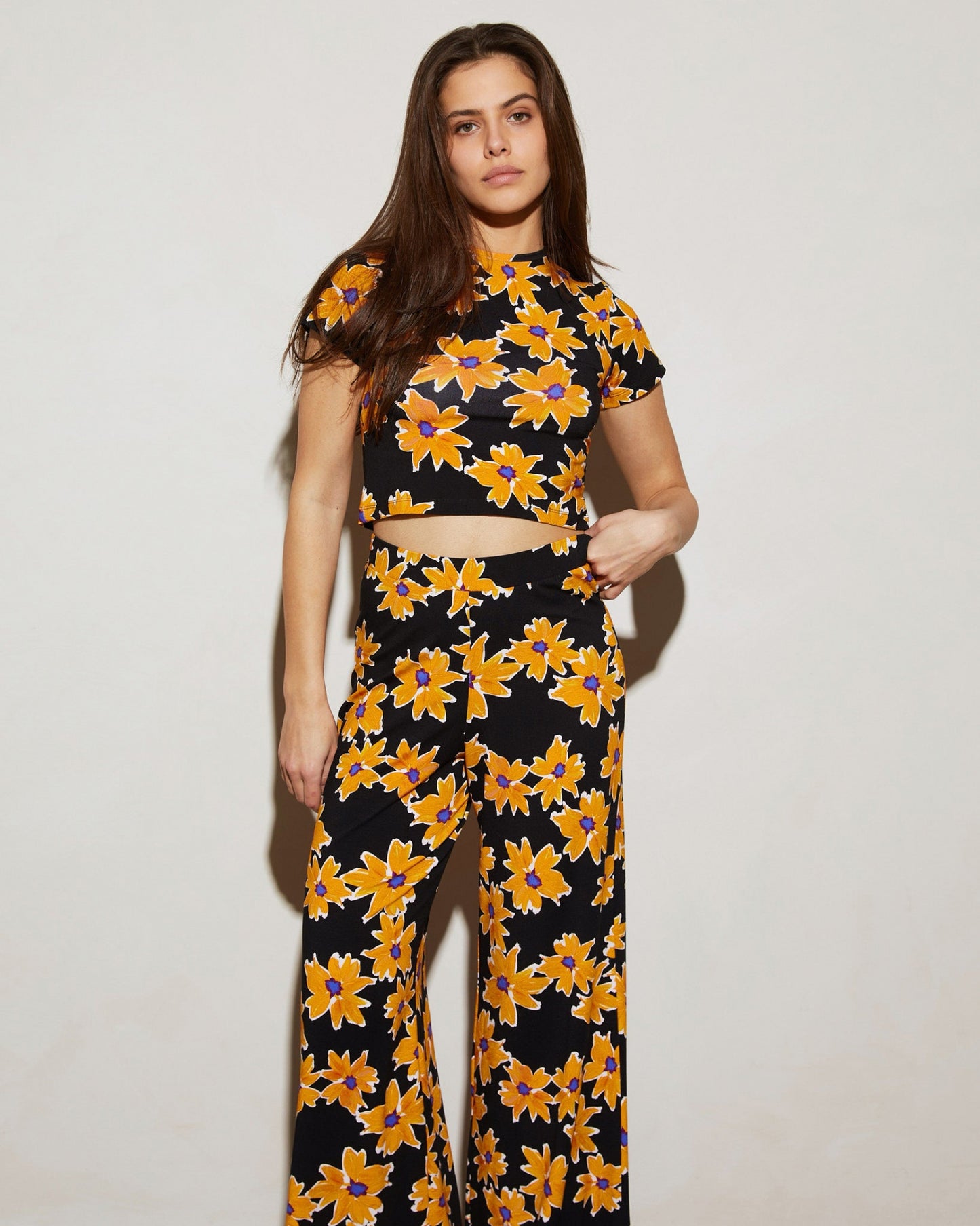 Alicia Cropped Top | Yellow