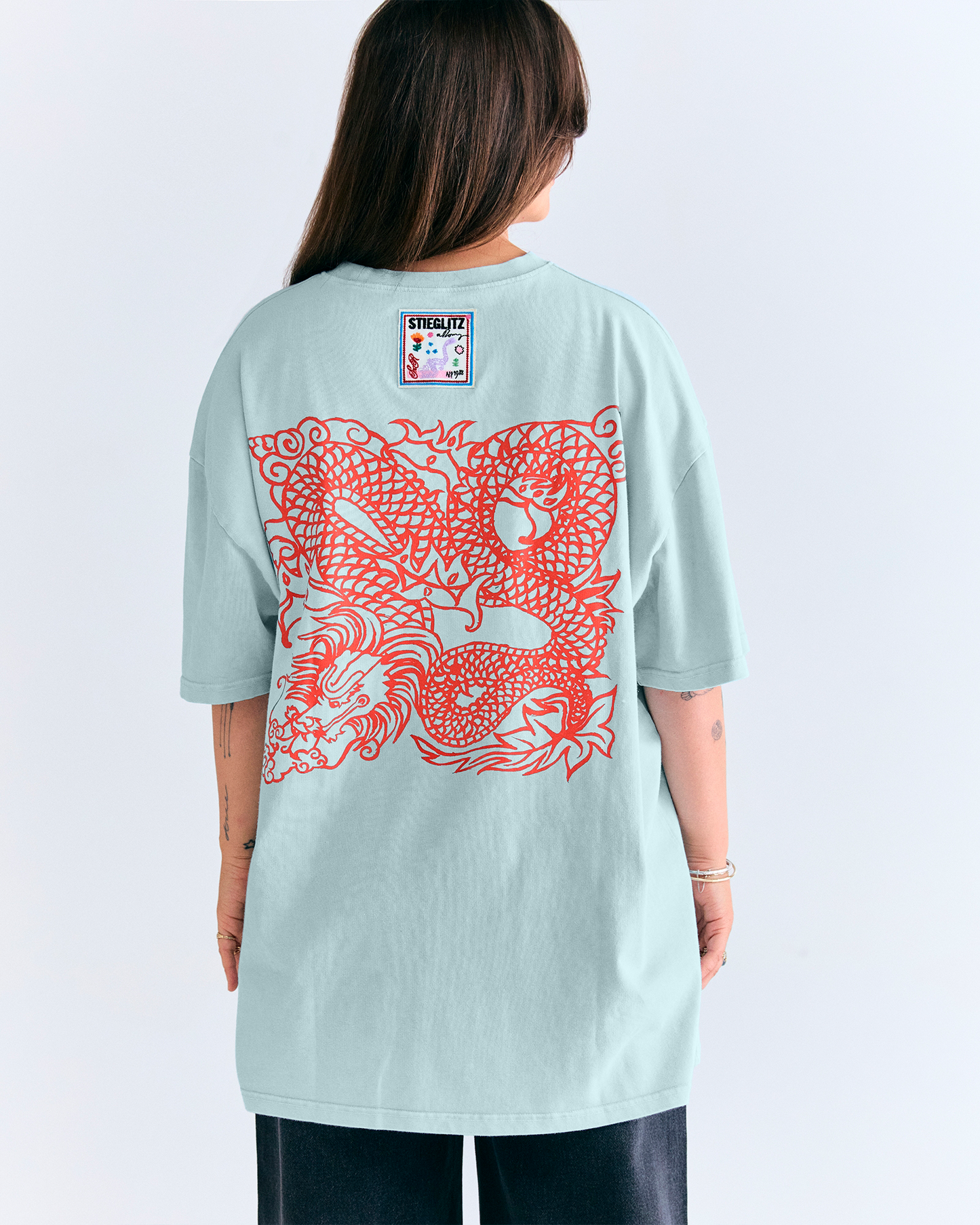 Angie Oversized T-shirt | Blue
