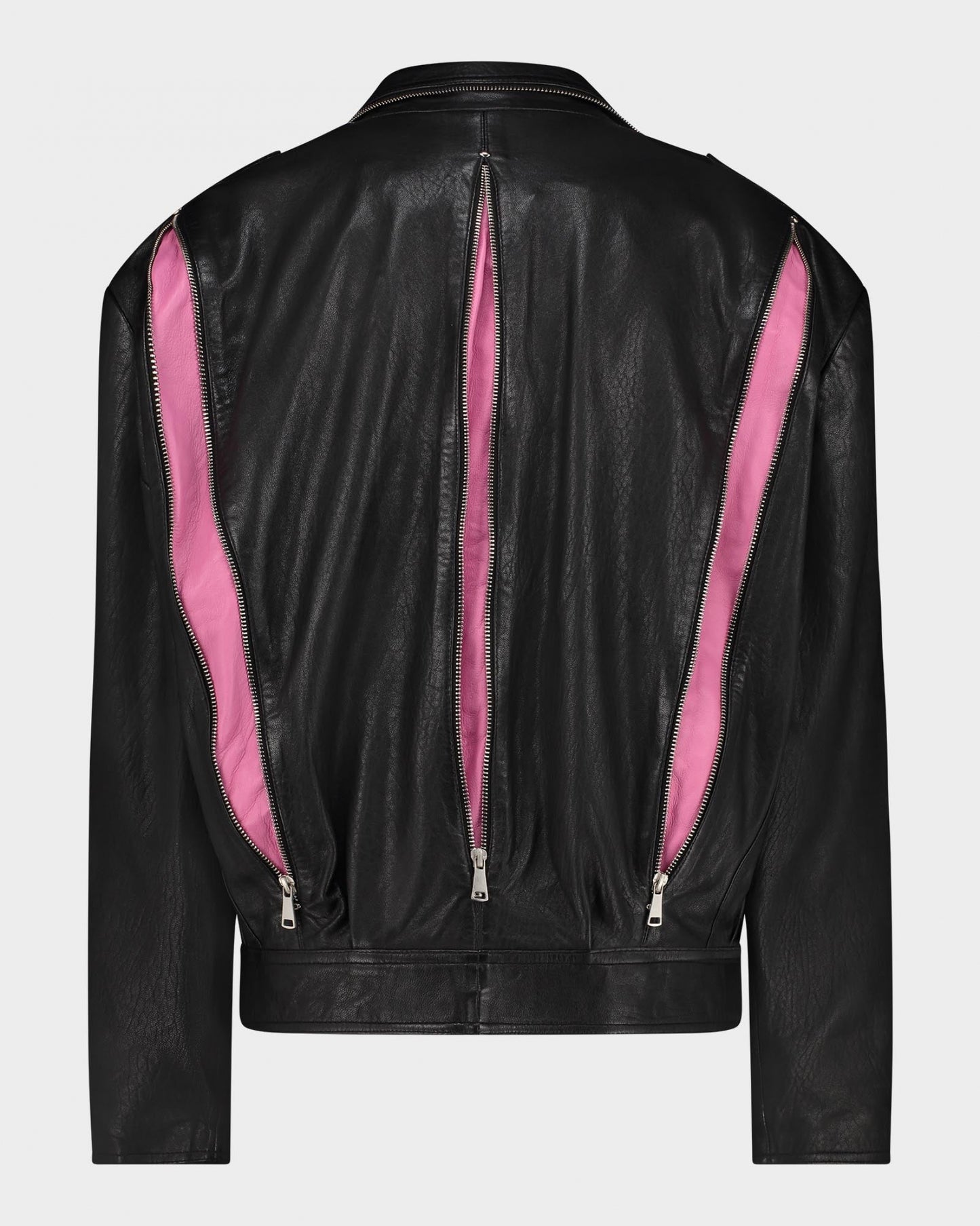 Leather Lola Biker Jacket | Black