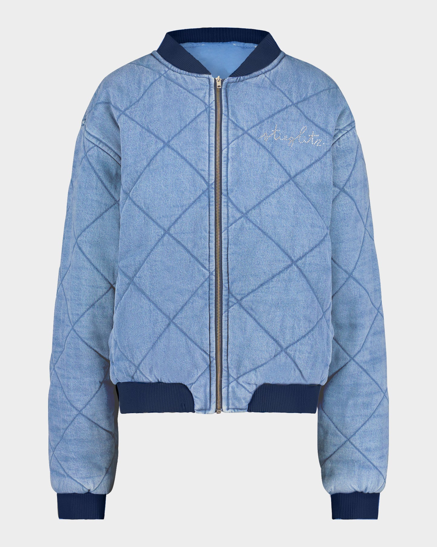 Arina Denim Bomber Blue