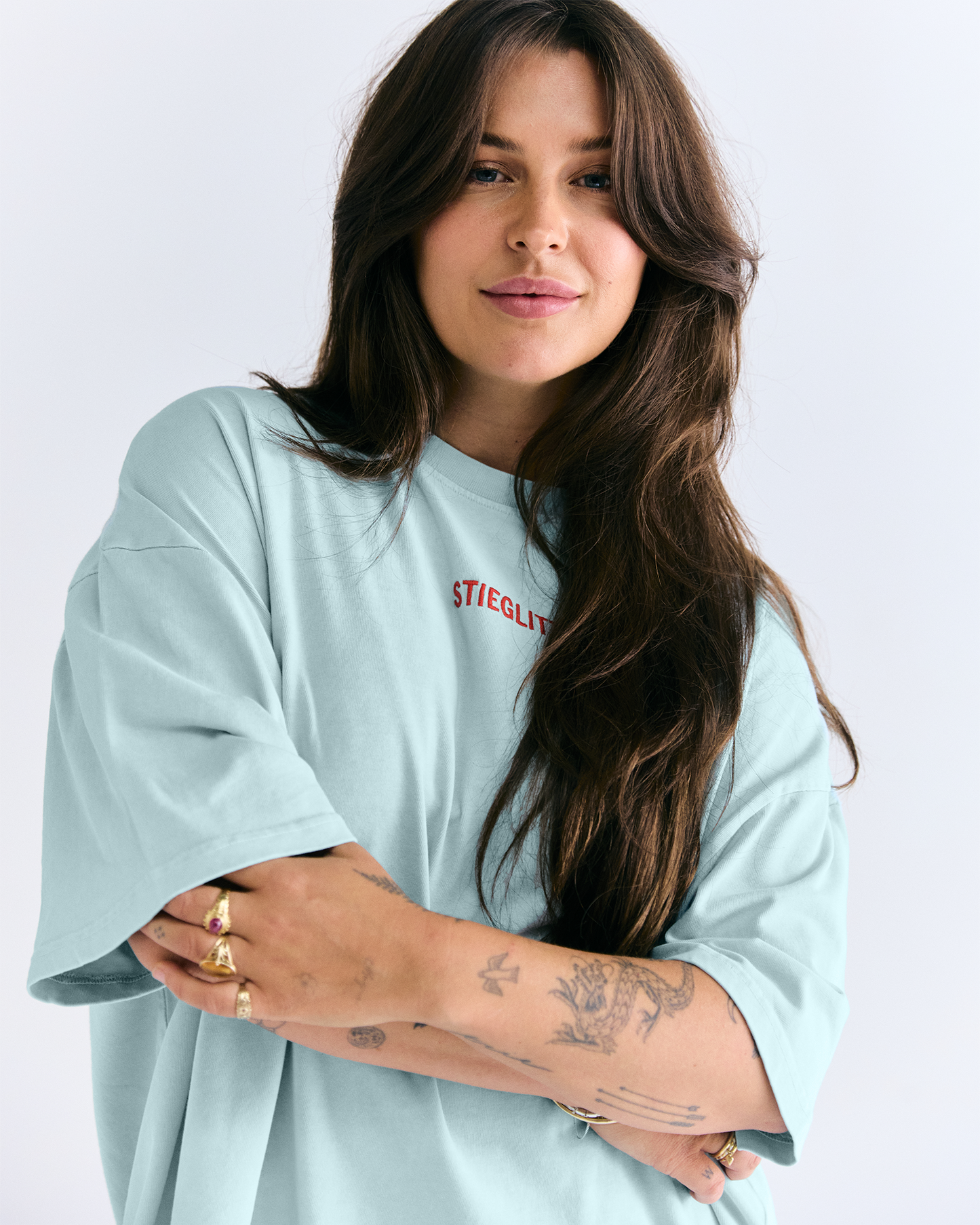 Angie Oversized T-shirt | Blue