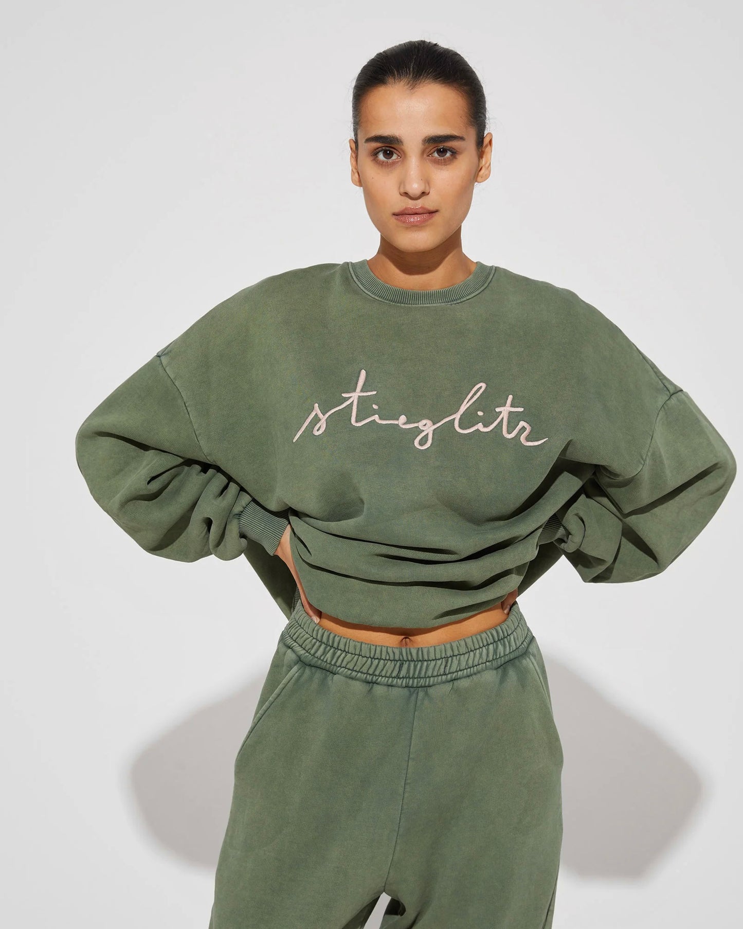 Worn Out Stieg Sweater Green