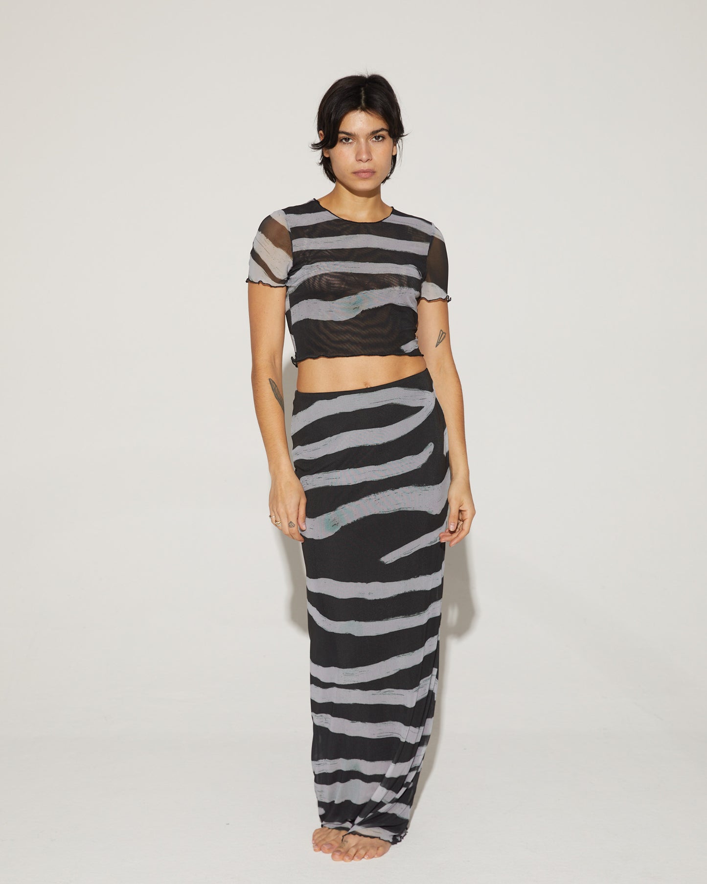 Arreley Mesh crop top