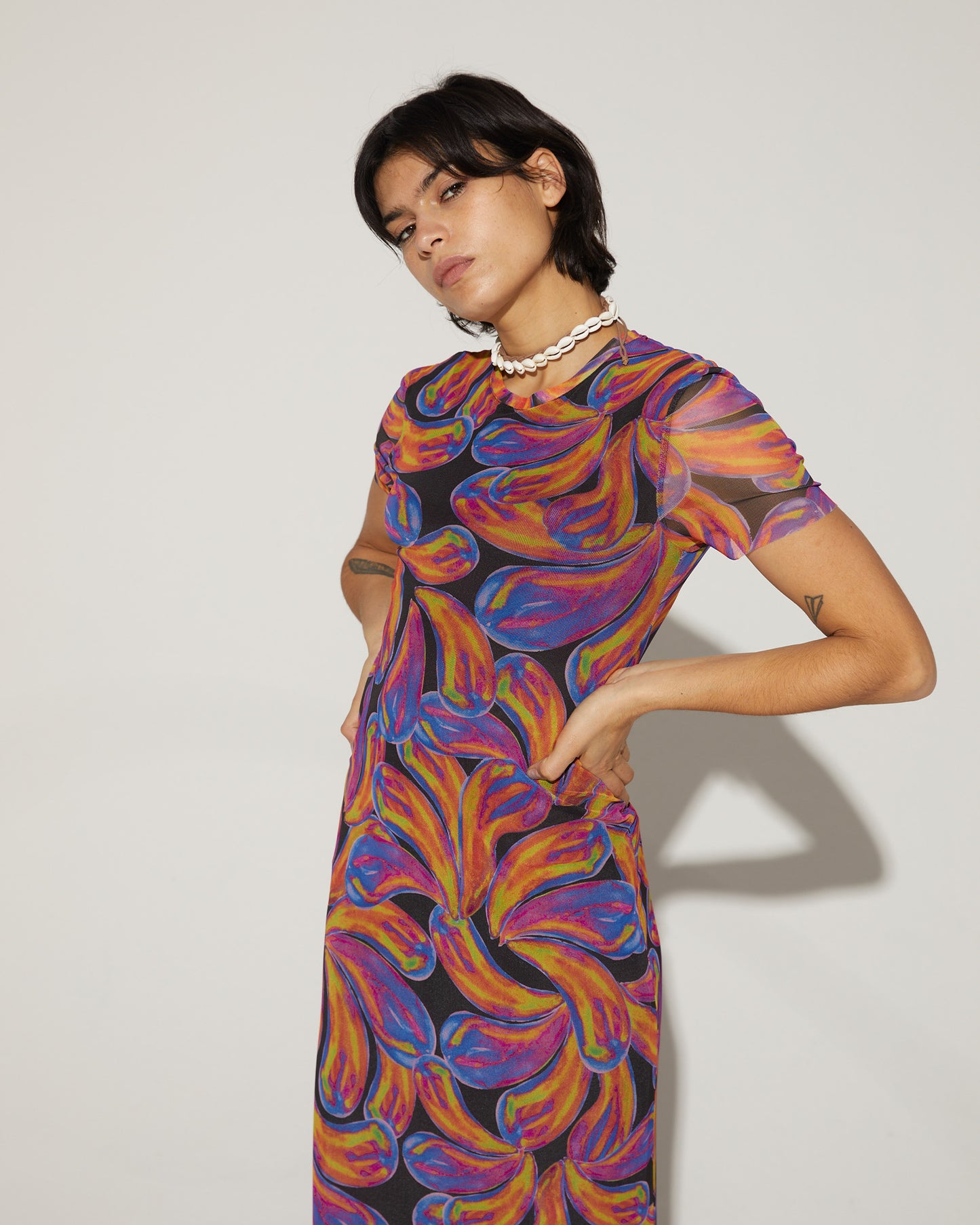 Eyva Mesh Dress Lilac
