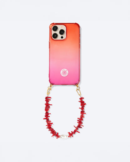 Coral Reef - Short Phone Cord | Red