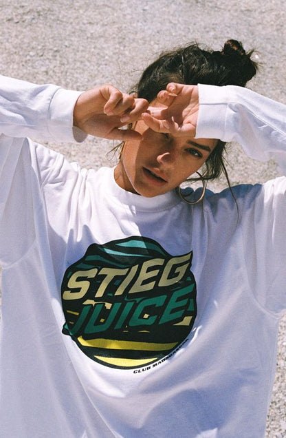 Stieg Juice Skate Longsleeve | White