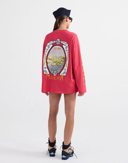 Safira Wide Skate Longsleeve | Red