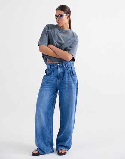 Fryda Oversized T-shirt | Grey