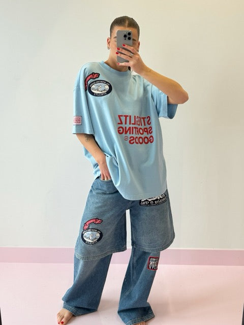 Jaimey Oversized T-shirt | Blue