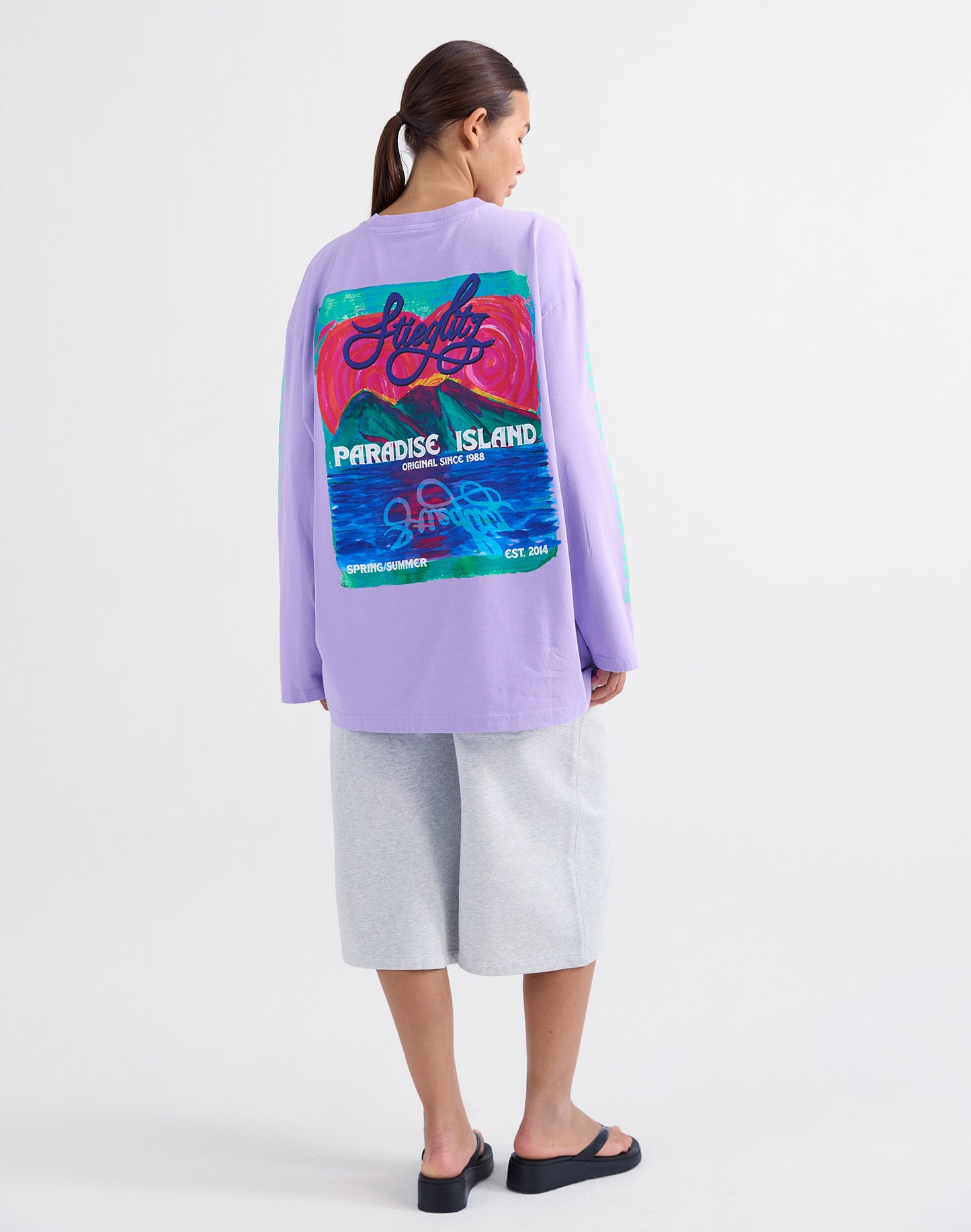 Fanna Wide Skate Longsleeve | Purple