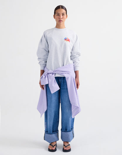 Glenda Sweater | Melange grey