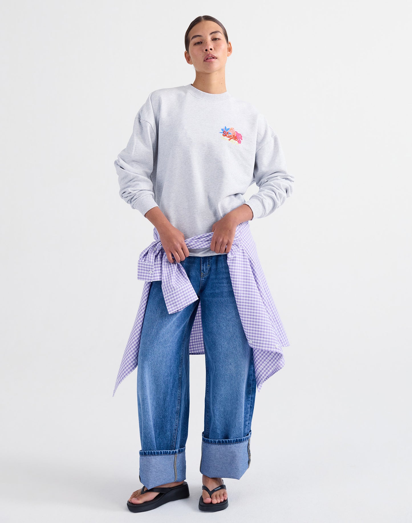 Glenda Sweater | Melange grey