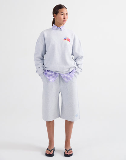 Glenda Sweater | Melange grey