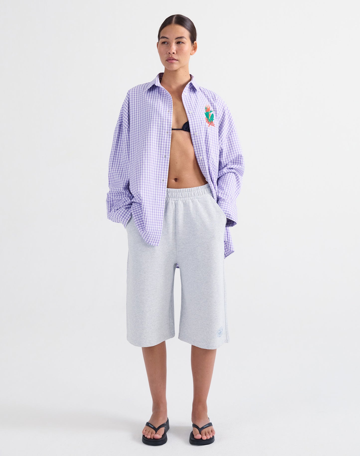 Kayo Shorts | Melange grey