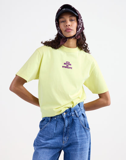 Branca regular T-shirt | Yellow