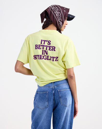 Branca regular T-shirt | Yellow