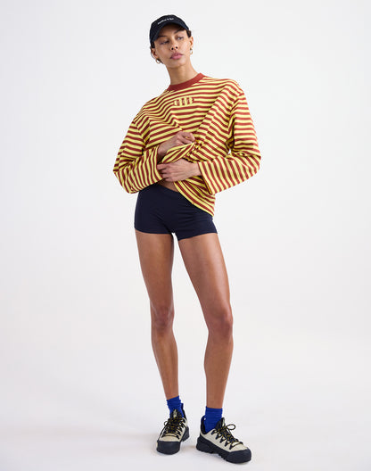 Pia Wide Skate Longsleeve | Yellow