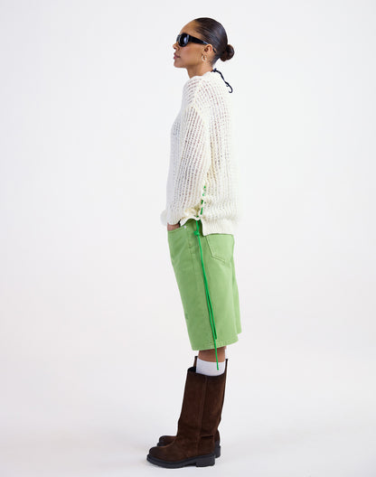 Samya Knitted Sweater | Beige