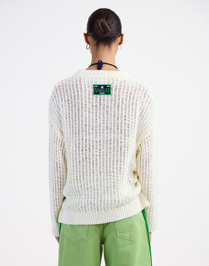 Samya Knitted Sweater | Beige