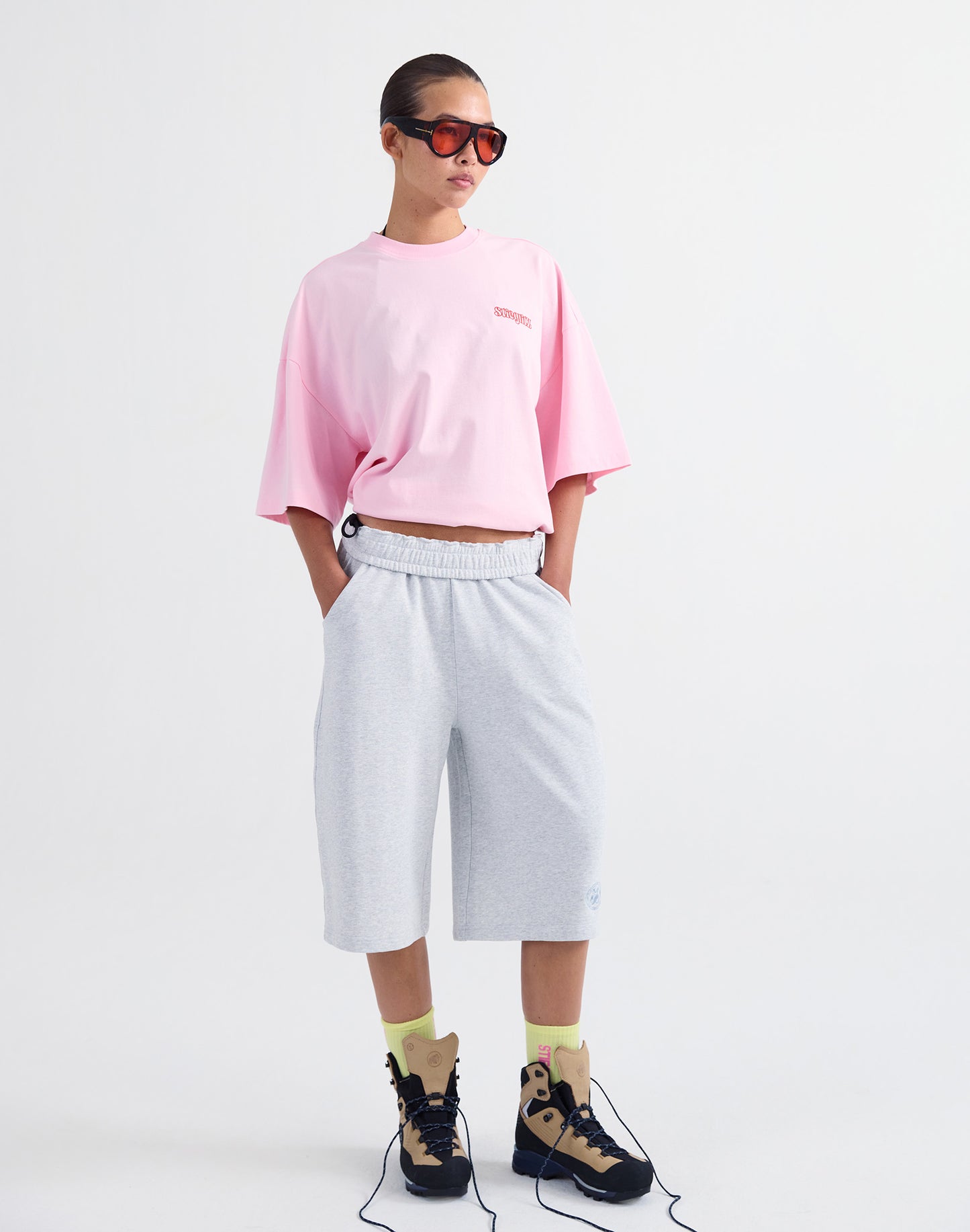 World Of Stieg Oversized T-shirt | Pink