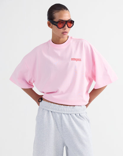 World Of Stieg Oversized T-shirt | Pink