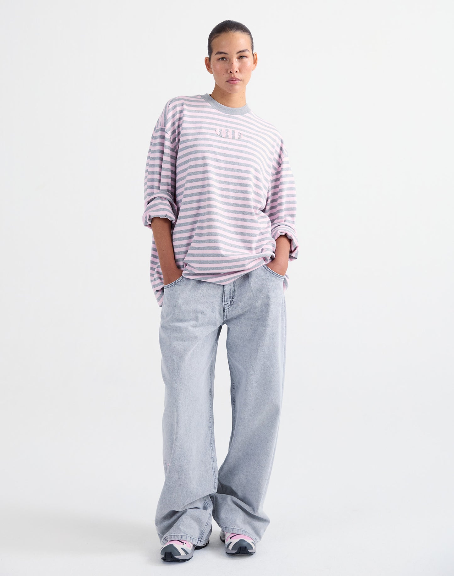 Pia Wide Skate Longsleeve | Pink