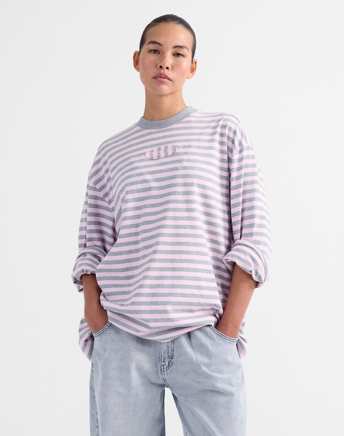 Pia Wide Skate Longsleeve | Pink