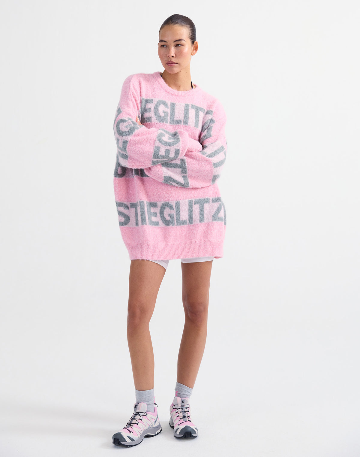 Keisa Knitted Sweater | Pink