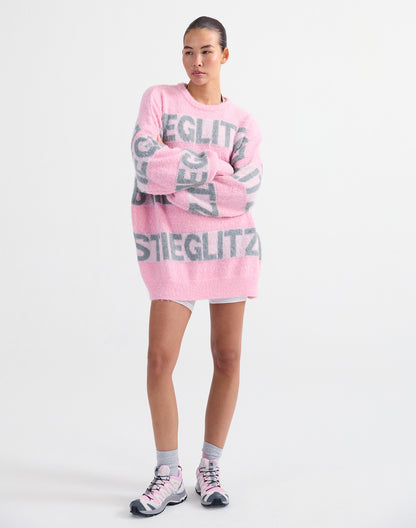 Keisa Knitted Sweater | Pink