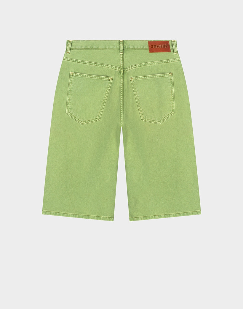 Alexio Denim Shorts | Green