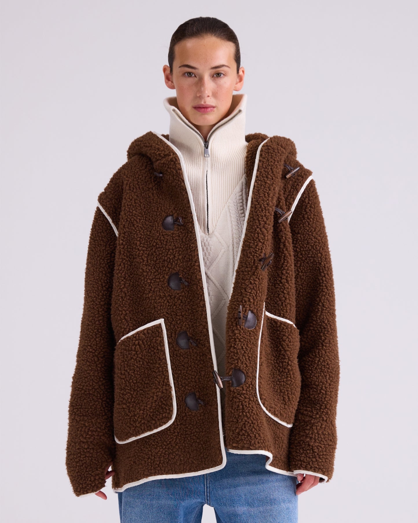 Alis Teddy Jacket | Brown