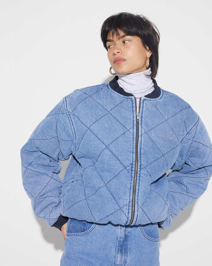 Arina Denim Bomber Blue