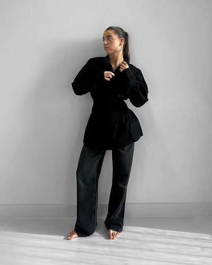 Auralie Smock Blouse | Black