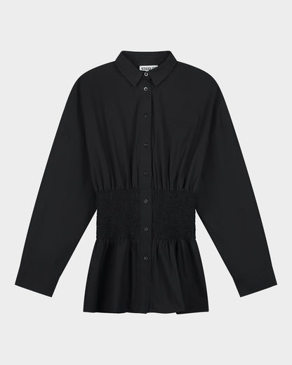 Auralie Smock Blouse | Black