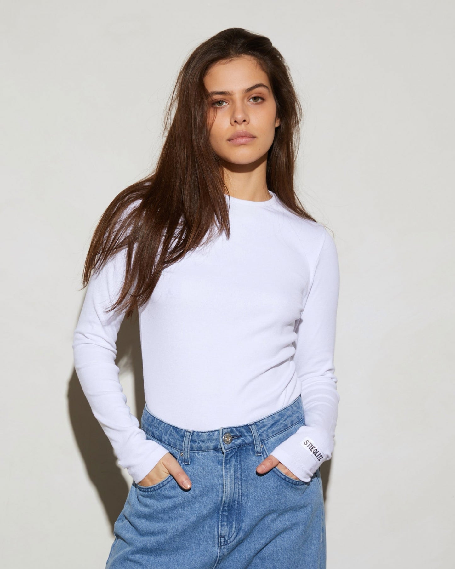 Basic Longsleeve Top | White