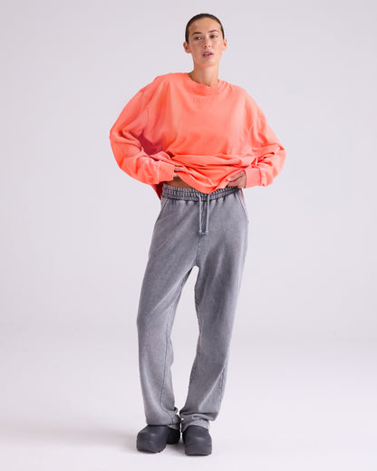 Basic Skate Longsleeve | Neon Orange | Coral