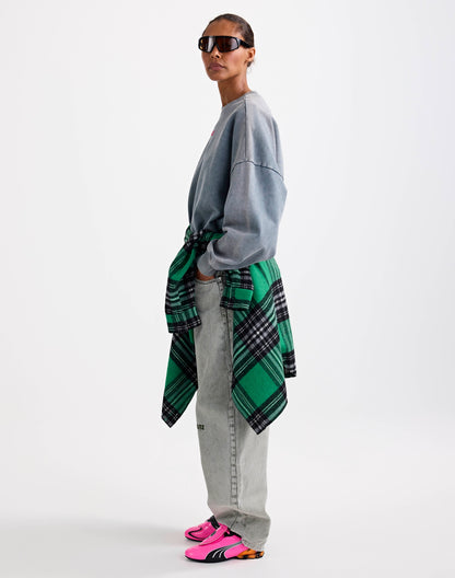 Basic Worn-out Sweater | Grey