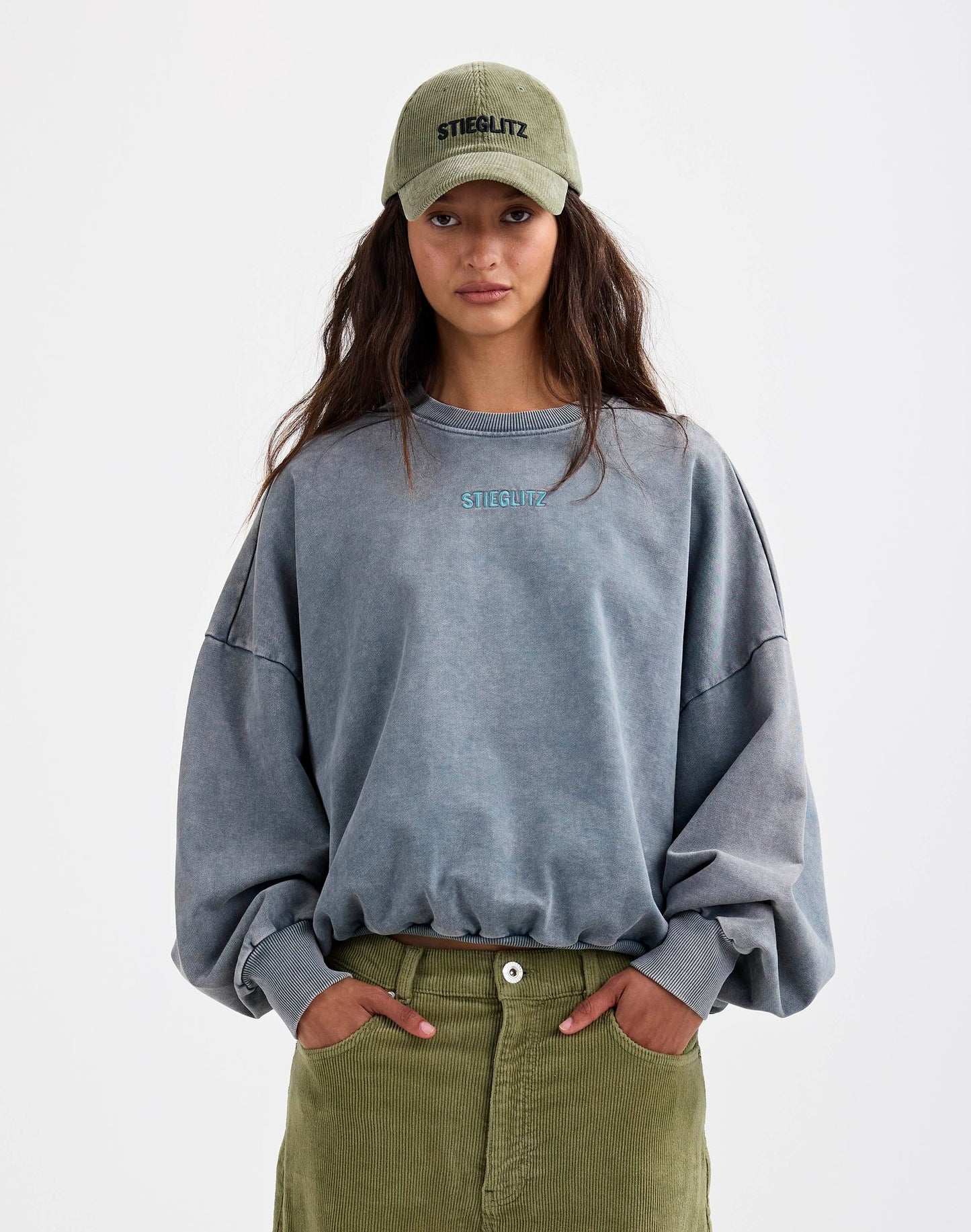 Basic Worn-out Sweater | Grey