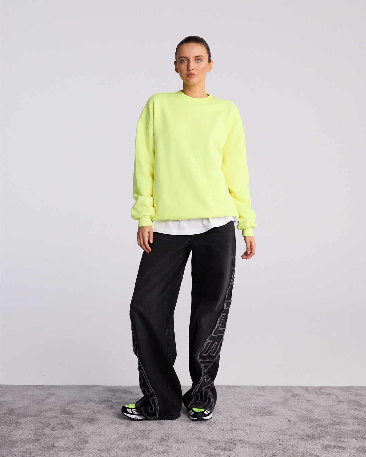 Basic Worn out Sweater | Yellow