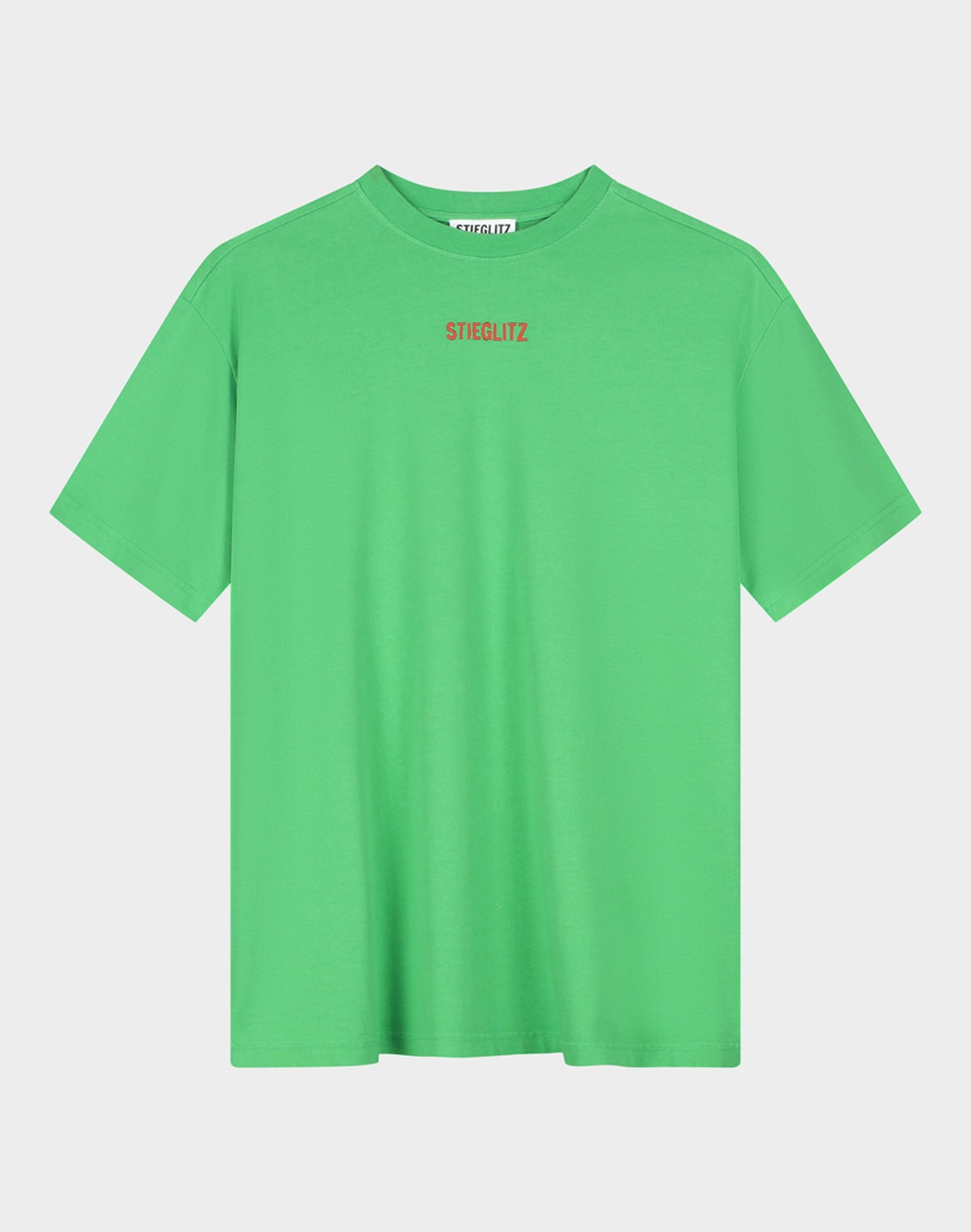 Basic Worn-out Oversized T-shirt | Green