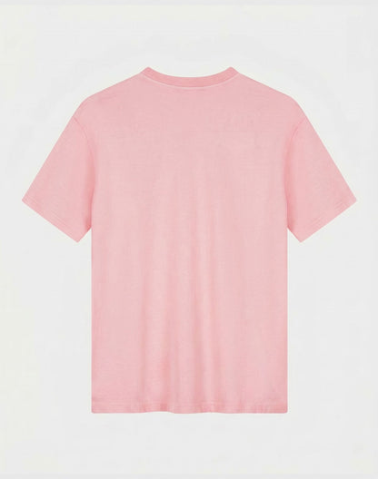 Basic Worn-out Oversized T-shirt | Pink