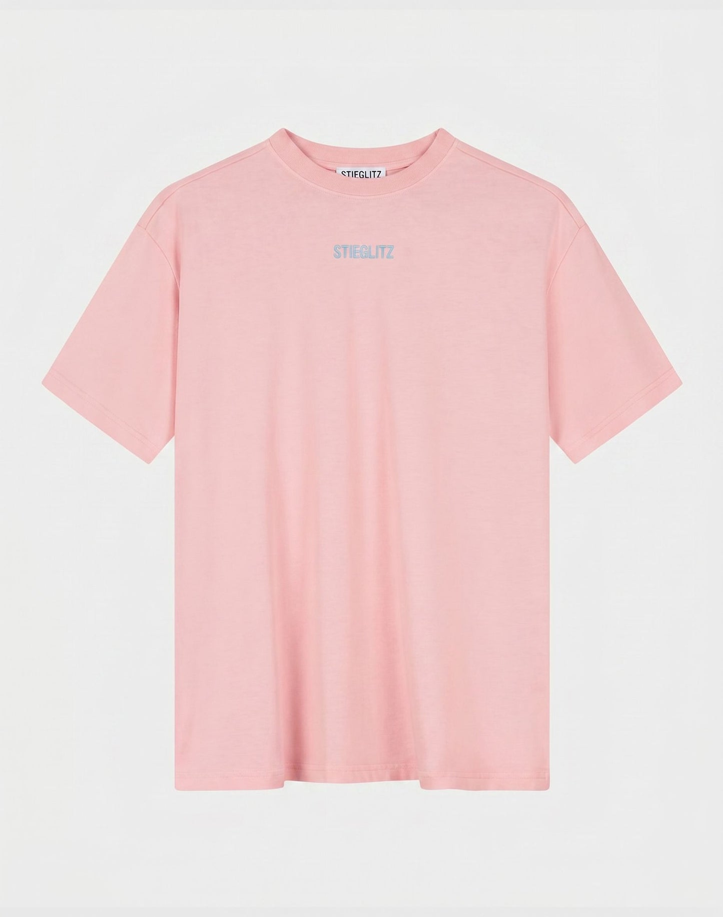 Basic Worn-out Oversized T-shirt | Pink