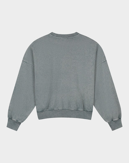 Basic Worn-out Sweater | Grey