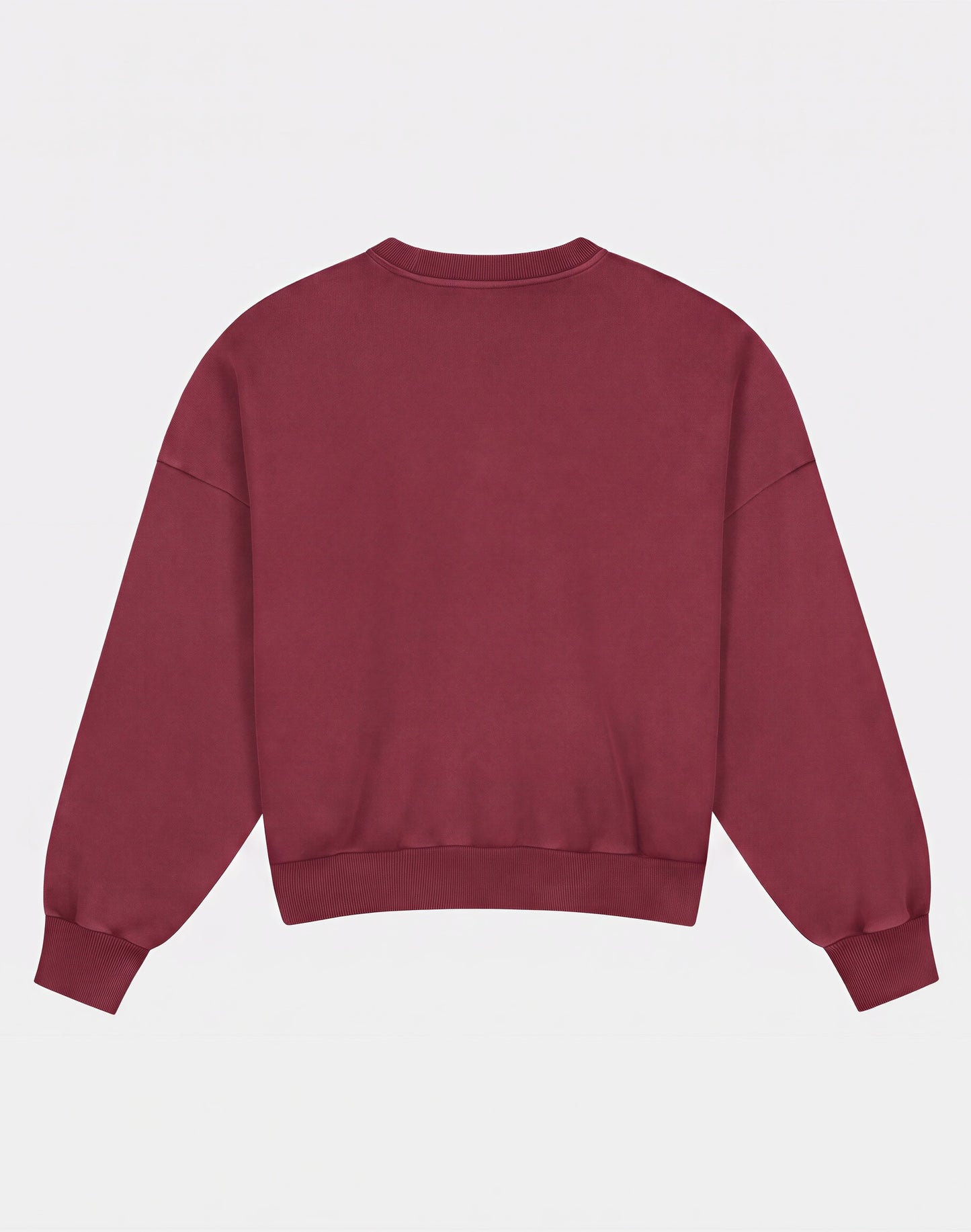 Basic Worn-out Sweater | Red