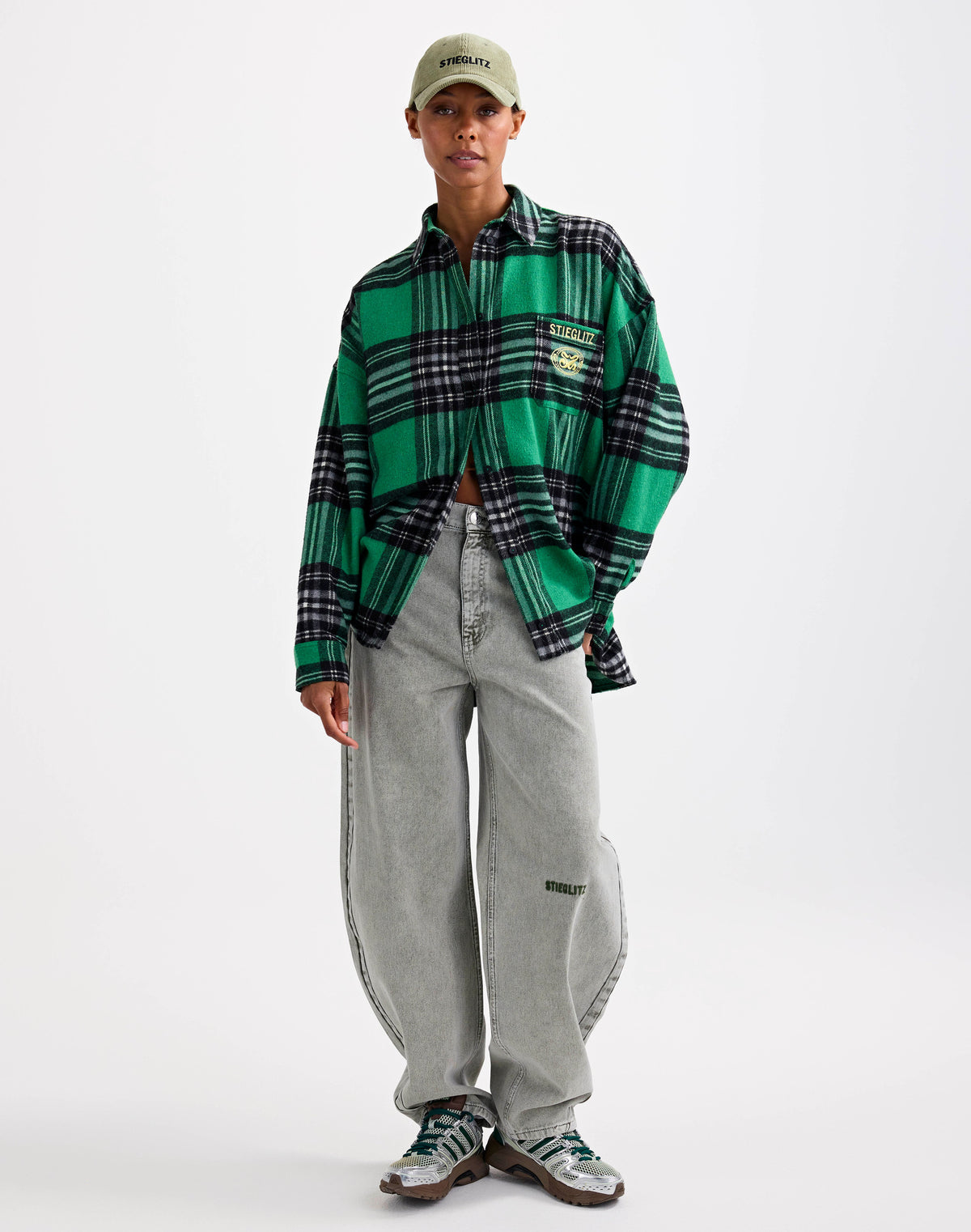 Benito Balloon Jeans | Green