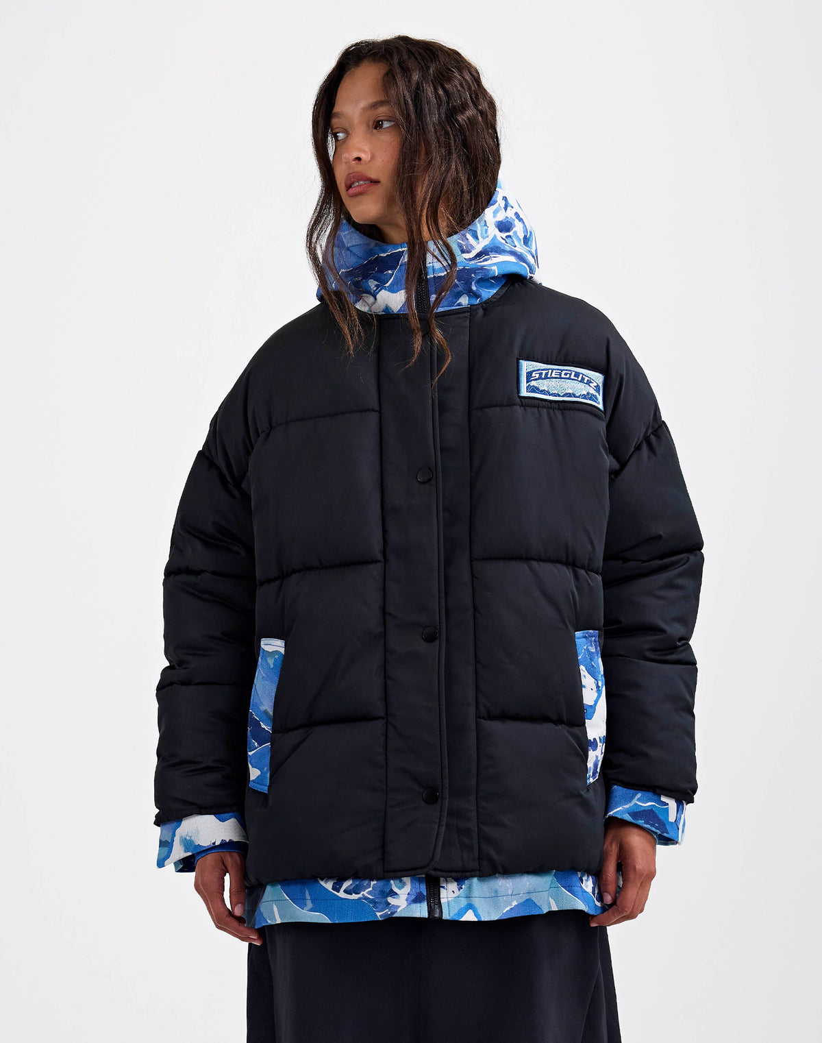 Sergio Puffer Jacket | Black